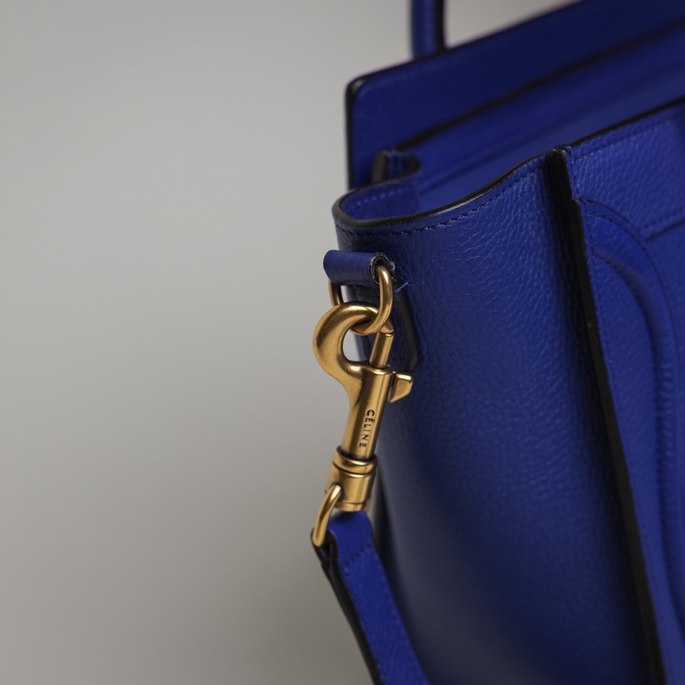 Celine Luggage Nano (blue) (Pre-Owned) - Picture 8 of 8